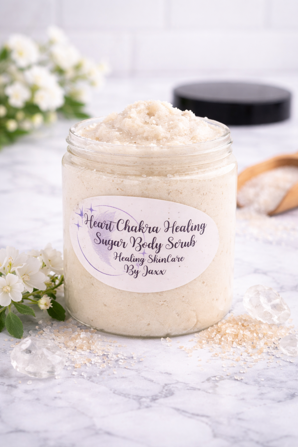 Heart Chakra Healing Sugar Body Scrub