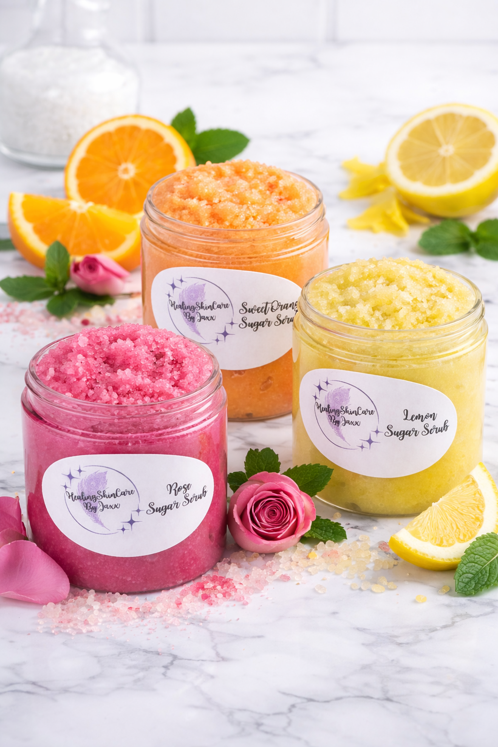 Spring Sugar Scrubs